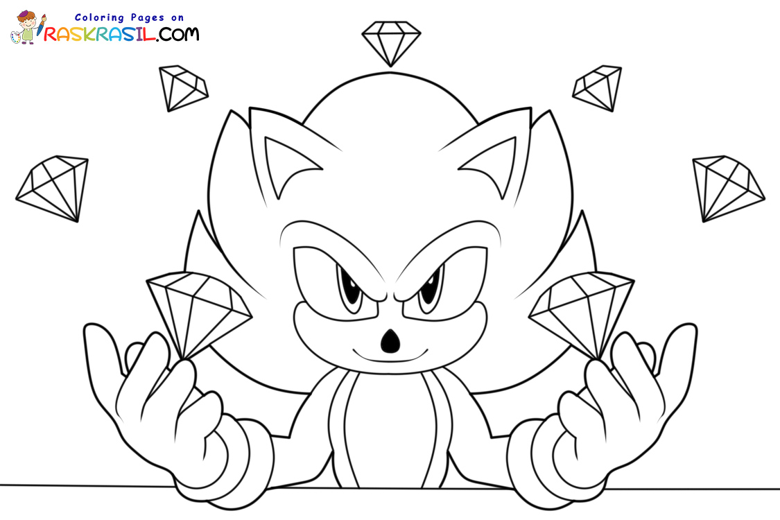 Super Sonic Kleurplaten