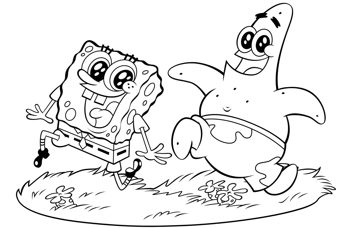 49+ Spongebob Und Patrick Ausmalbilder Kostenloser Rahayuekk