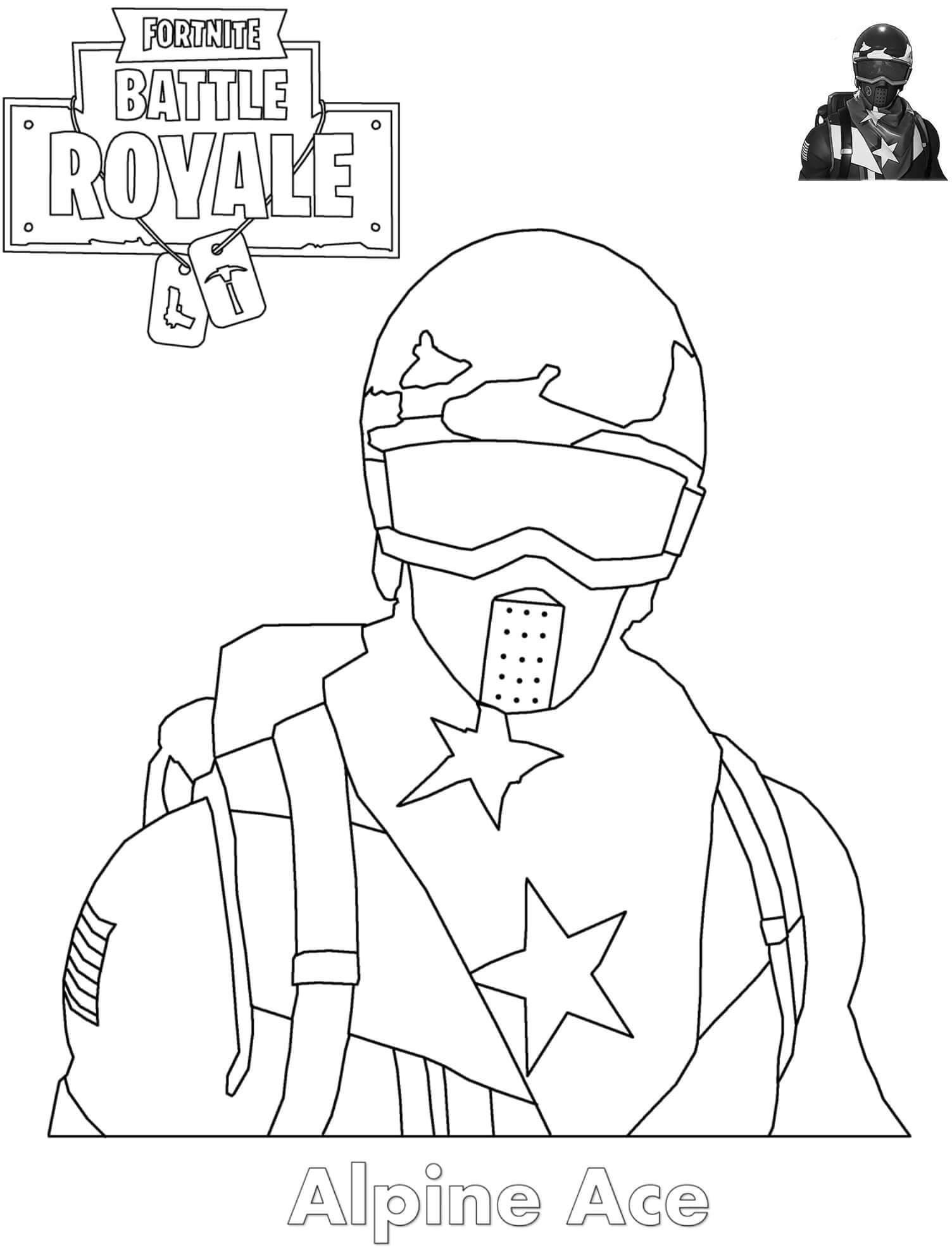 Coloriage Fortnite Imprimer Les Heros Du Jeu