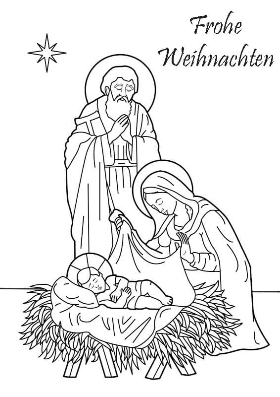Kostenlose Malvorlage Ausmalbild Weihnachtsmann