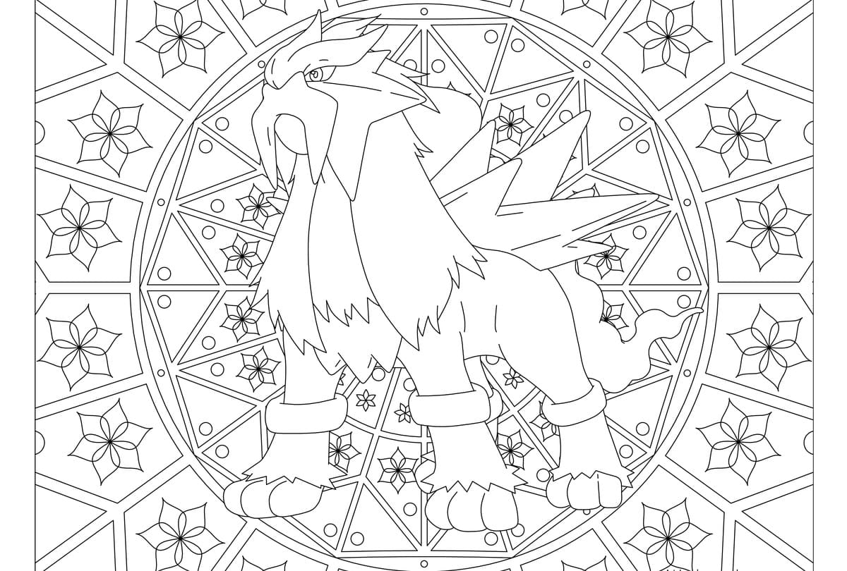 Coloriage Mandala Pokemon. Imprimez gratuitement, plus de 80 images