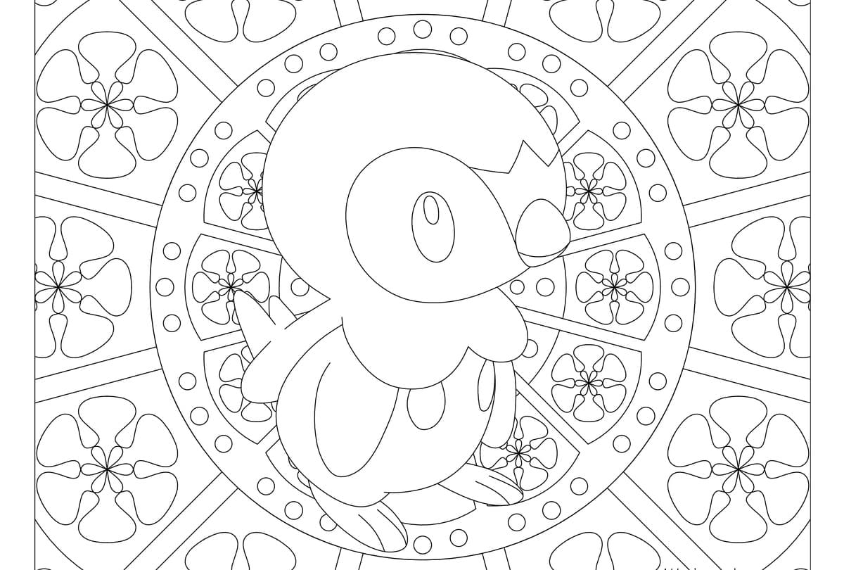Ausmalbilder Mandala Pokemon. Kostenlos drucken, mehr als 80 Bilder
