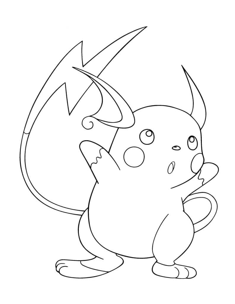 Ausmalbilder Pikachu und andere Pokemon. Kostenlos drucken, 100 Bilder