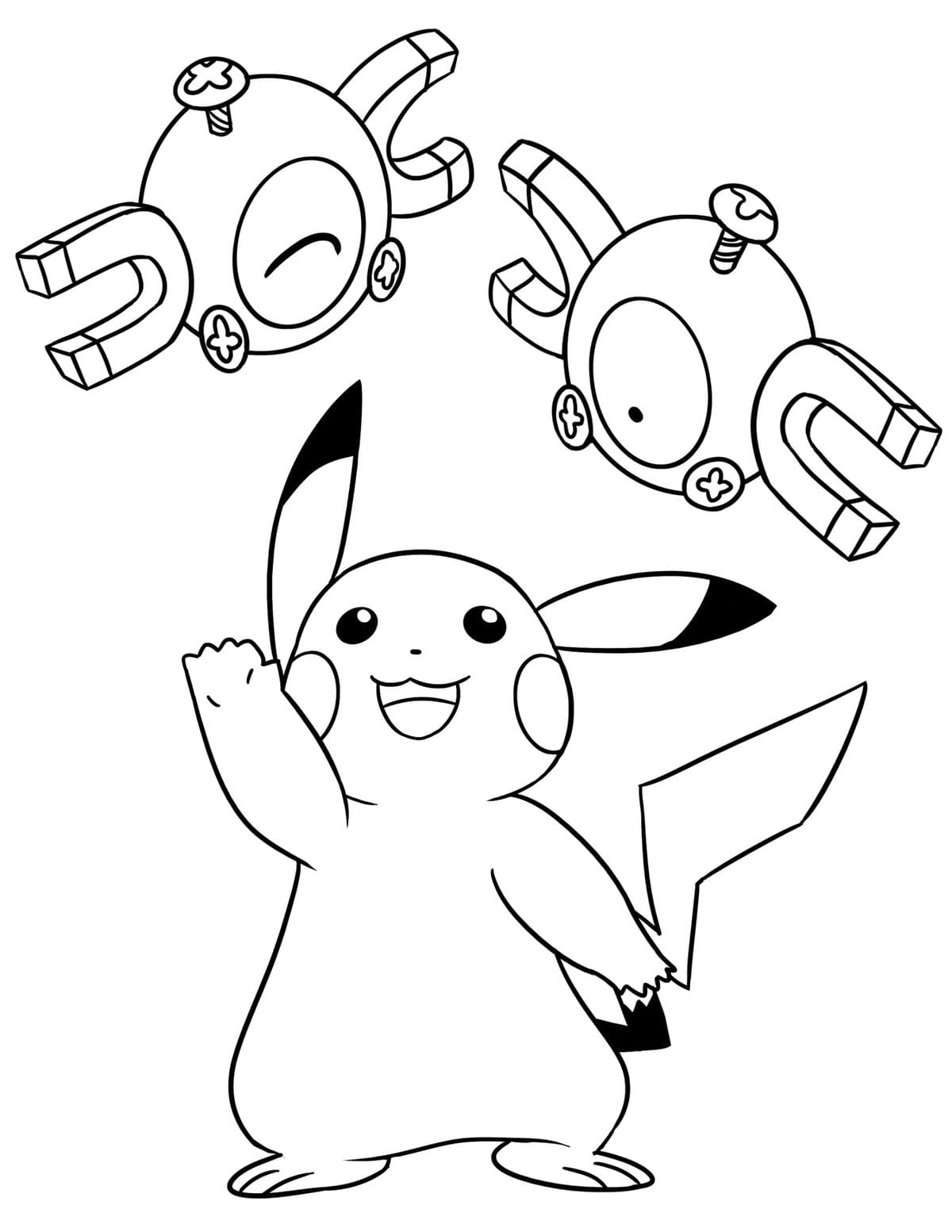 Pikachu Coloring Pages 100 Images Of All Pokemon Free Printable