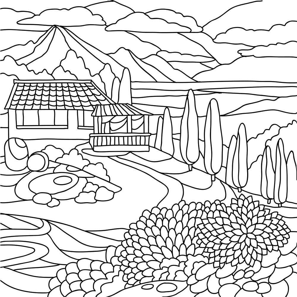 Ausmalbilder Märchen Das Waldhaus