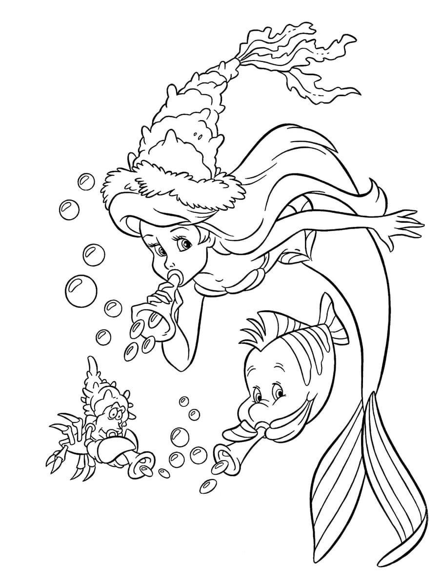 87+ Ausmalbilder Fisch Von Arielle Ausmalbilder