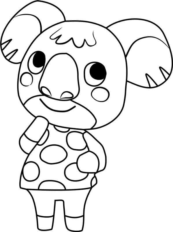 48+ Free Printable Animal Crossing Coloring Pages