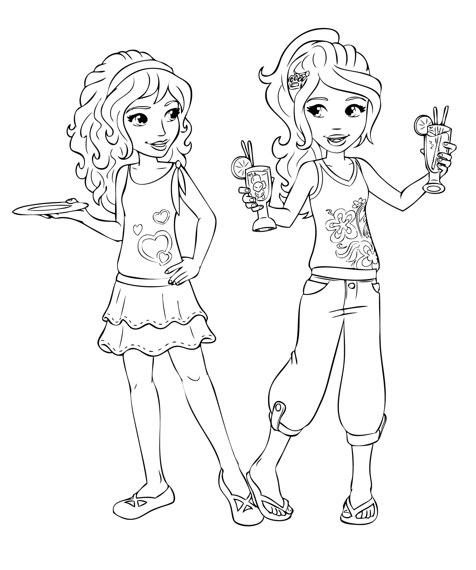 Lego Friends Coloring Pages