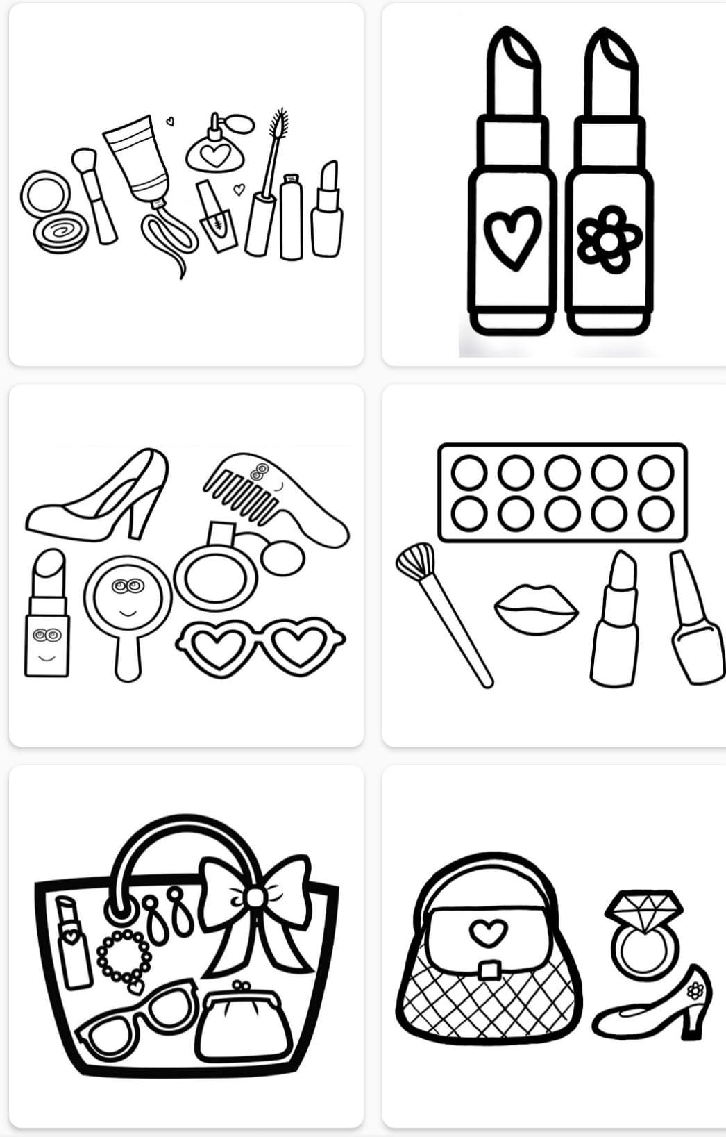 нарисованные ногти для раскраски