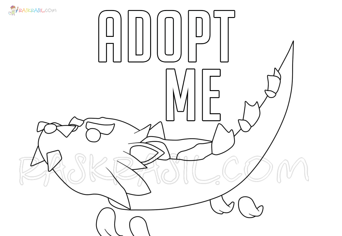 Giraffe Coloring Pages Adopt Me