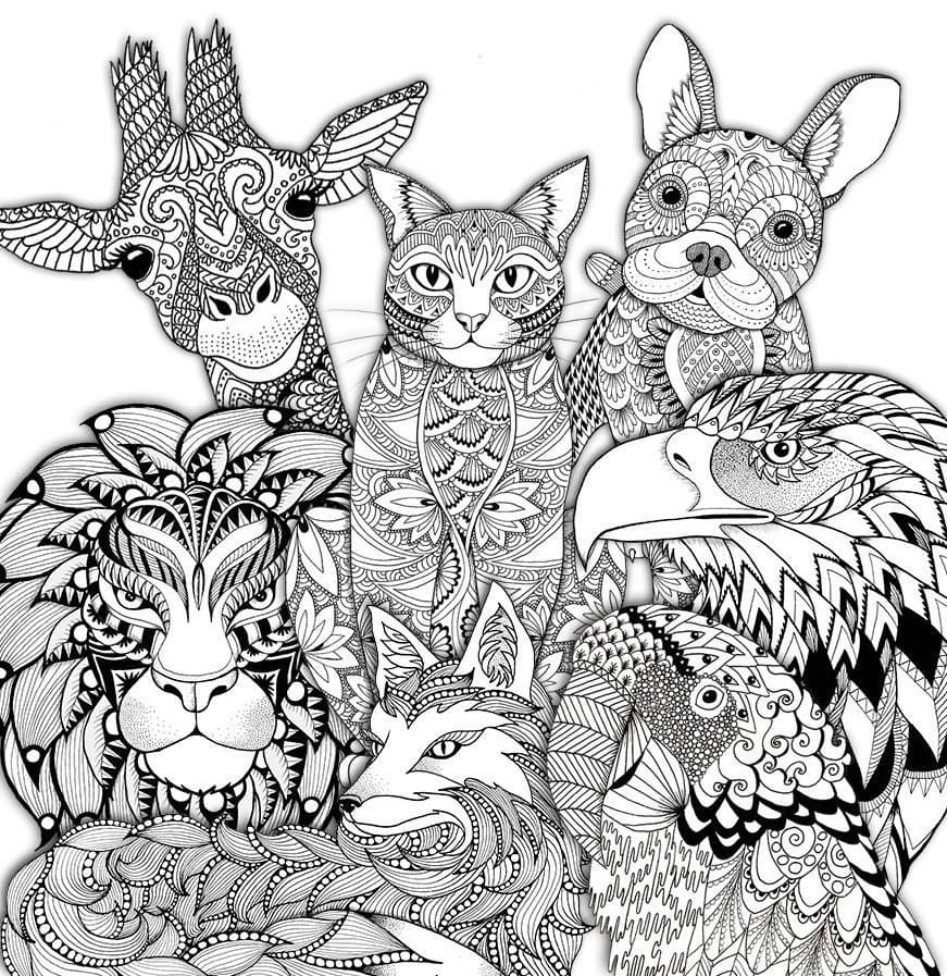 Easy and Fun Big Coloring Book for Kids: 100 Simple and Cute.