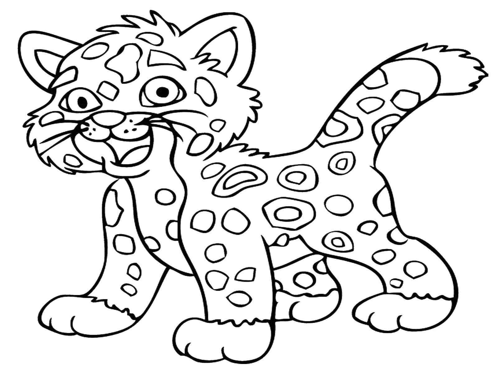 Cute Baby Animal Coloring Pages For Kids