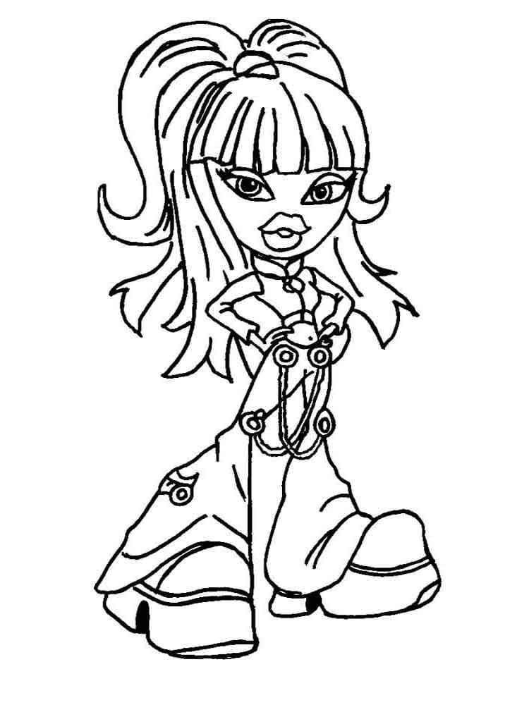 Baby Bratz Coloring Pages For Girls