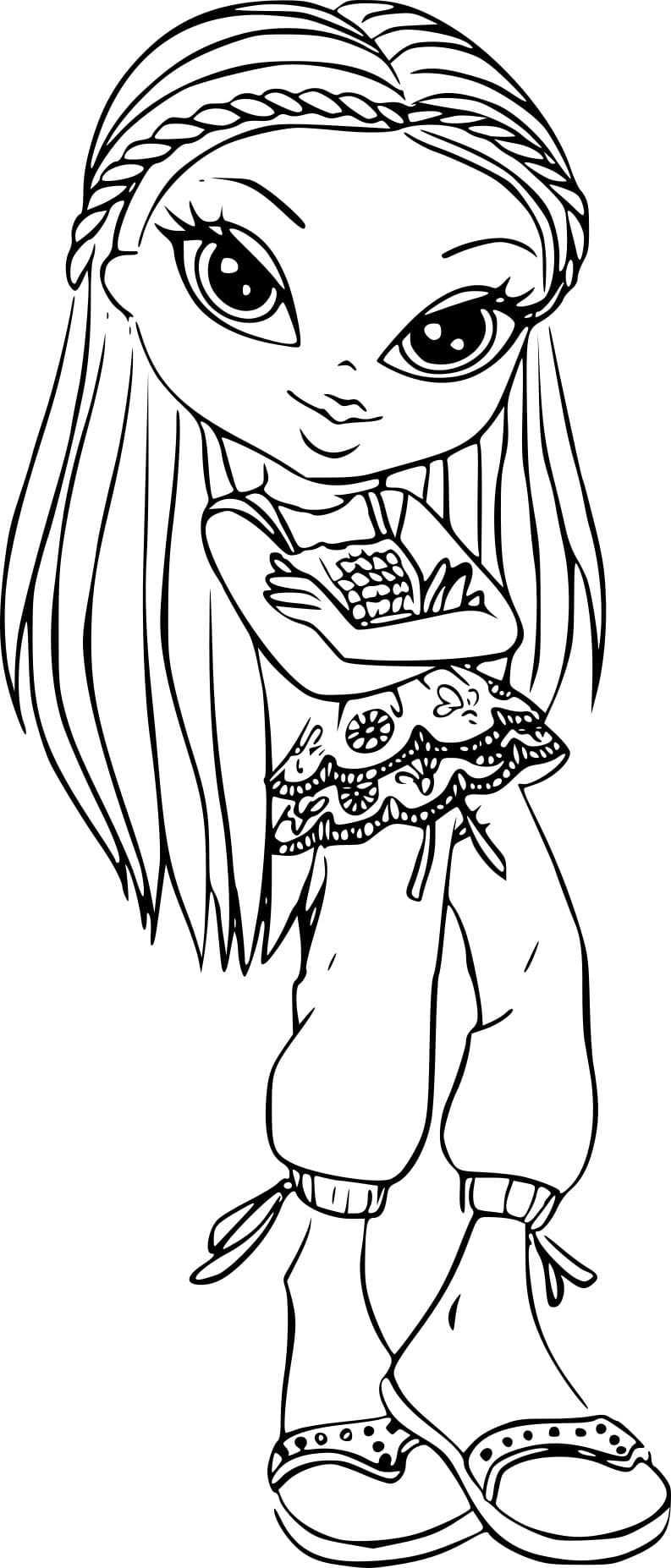 Bratz Selfie Snaps Coloring Pages [2025]
