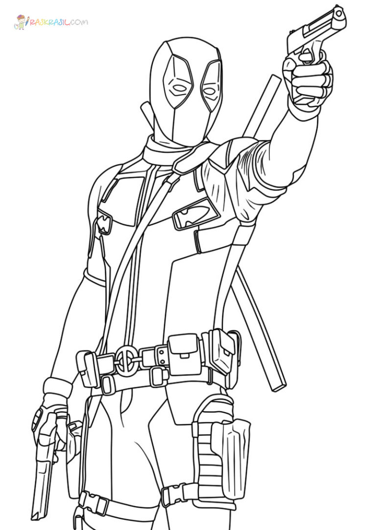 Deadpool Coloring Pages 110 Pictures Free Printable