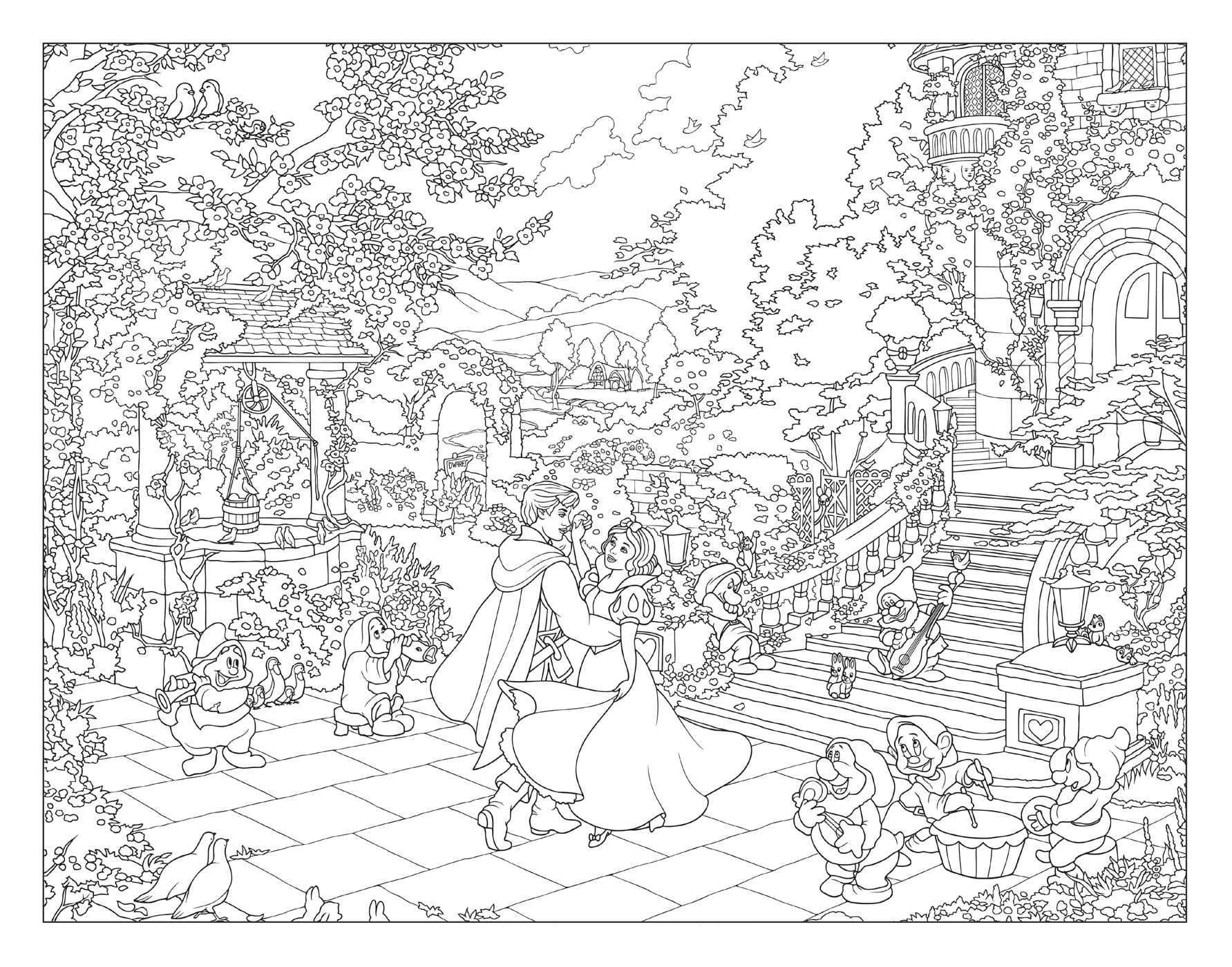 Disney Coloring Pages for Adults