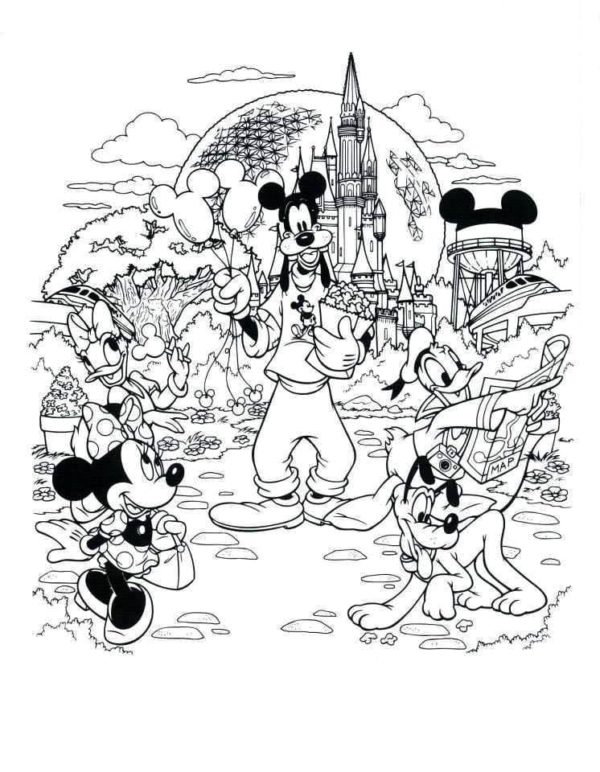Disney Coloring Pages for Adults