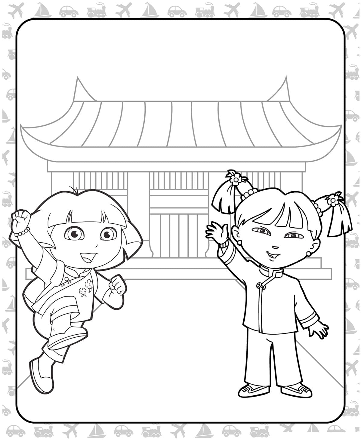 Map Dora The Explorer Coloring Pages Printable Cartoo vrogue.co