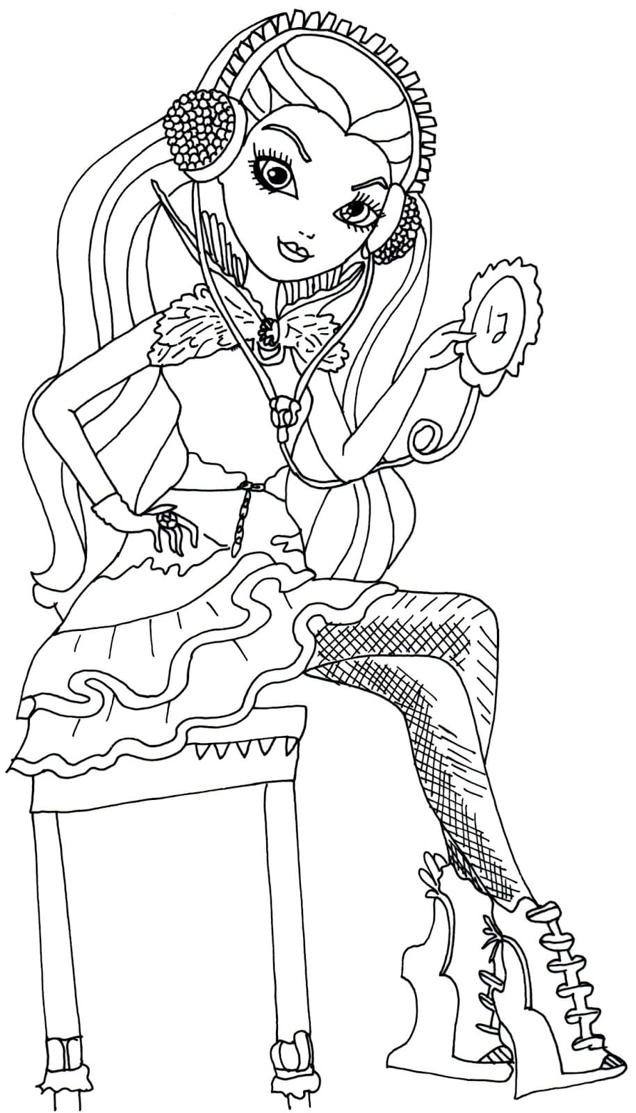 Ever After High Epic Winter Coloring Pages