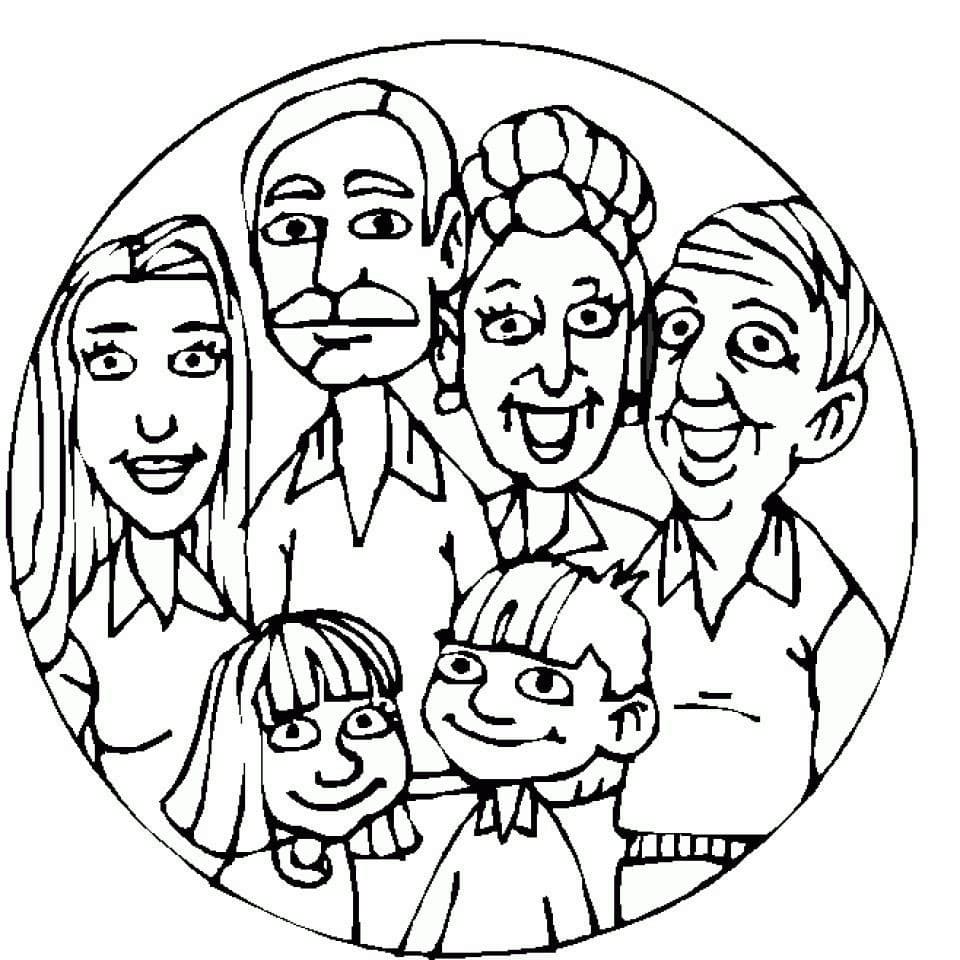 Disegni Di Famiglia Da Colorare - 100 Immagini Per La Stampa Gratuita 960_x_960_jpg