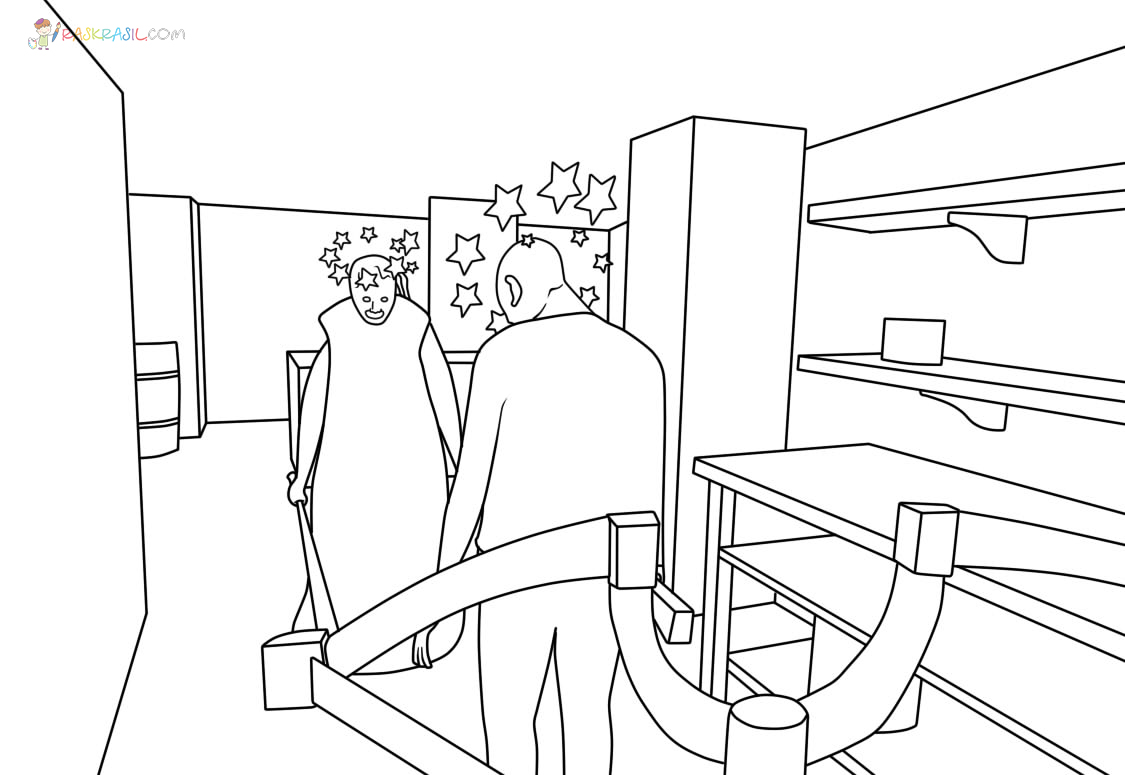 Grave Personas mayores pacífico granny para colorear entusiasta