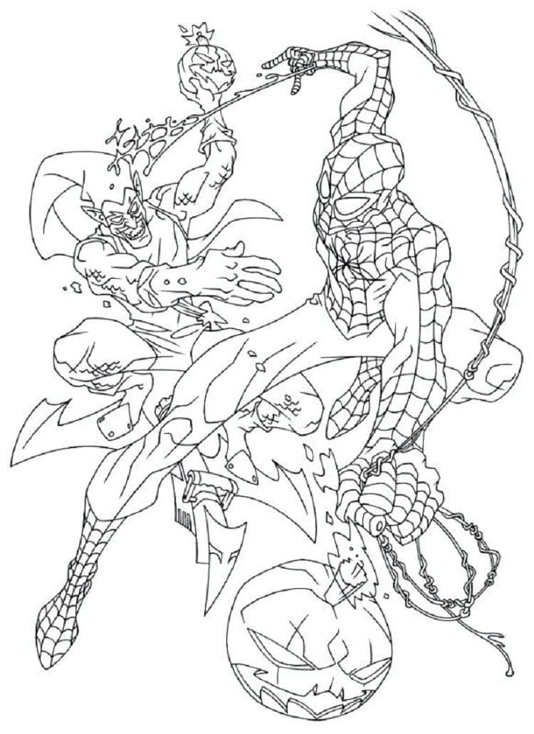 Lego Green Goblin Coloring Pages