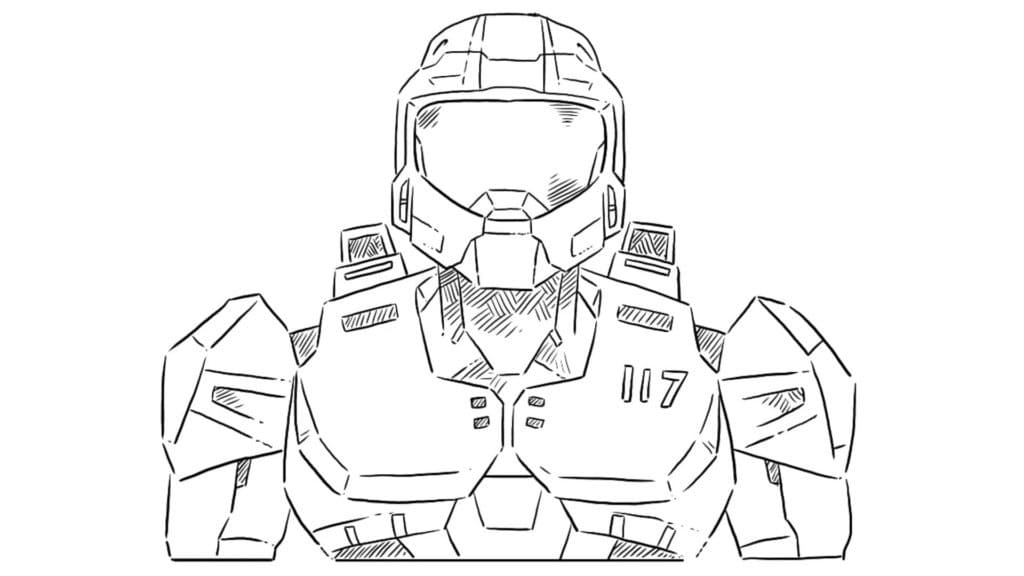 Master Chief Coloring Pages To Print
