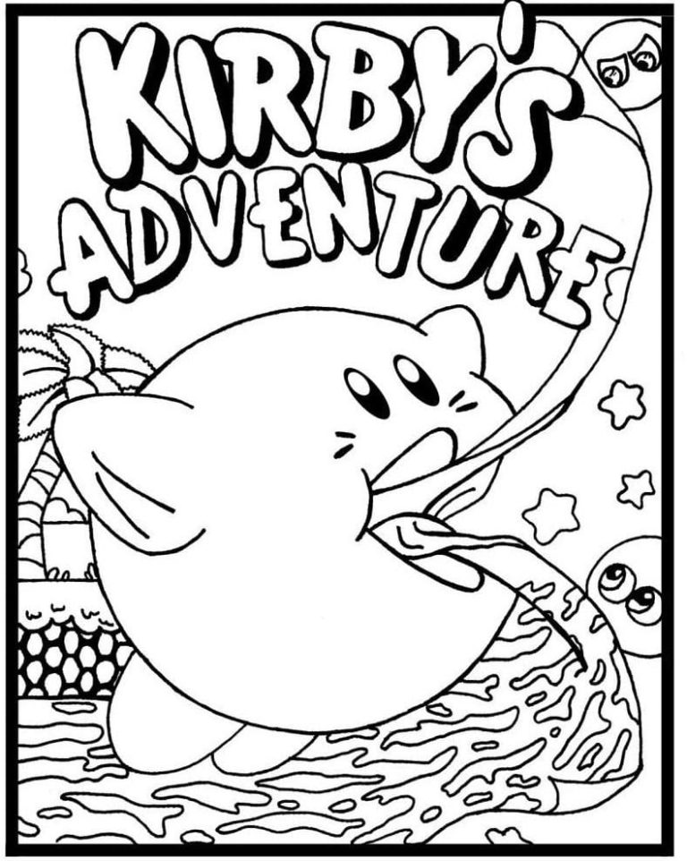 Kirby Coloring Pages