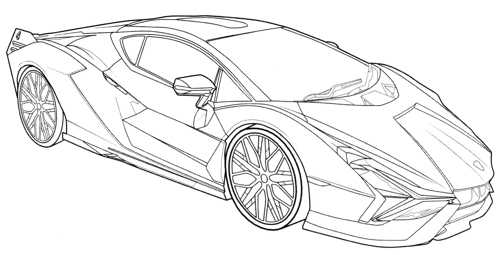 Voiture Coloriage Coloriage Voiture De Sport Bugatti Veyron A Imprimer Et Colorier