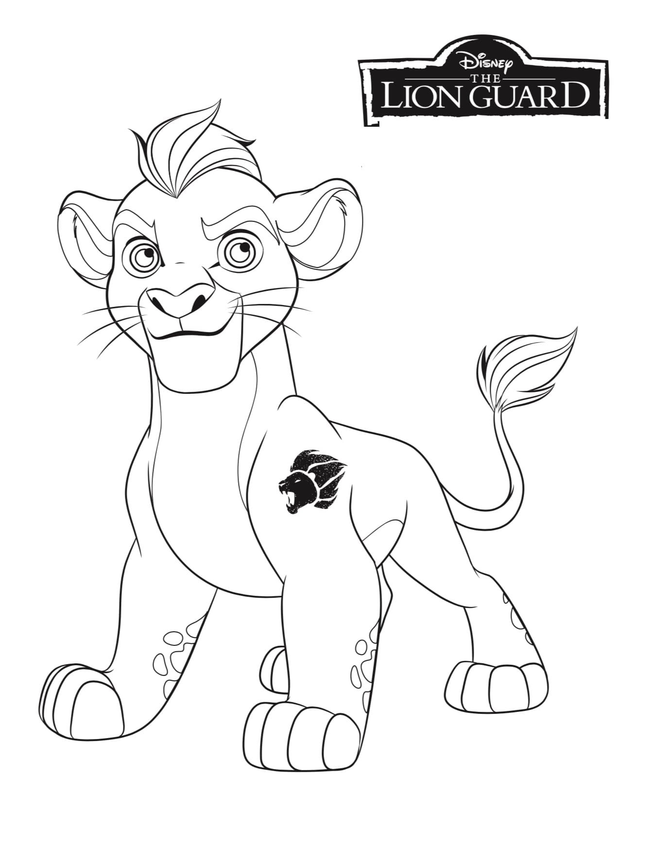 Lion Guard Coloring Pages Coloringall Kion And Ono Co vrogue.co