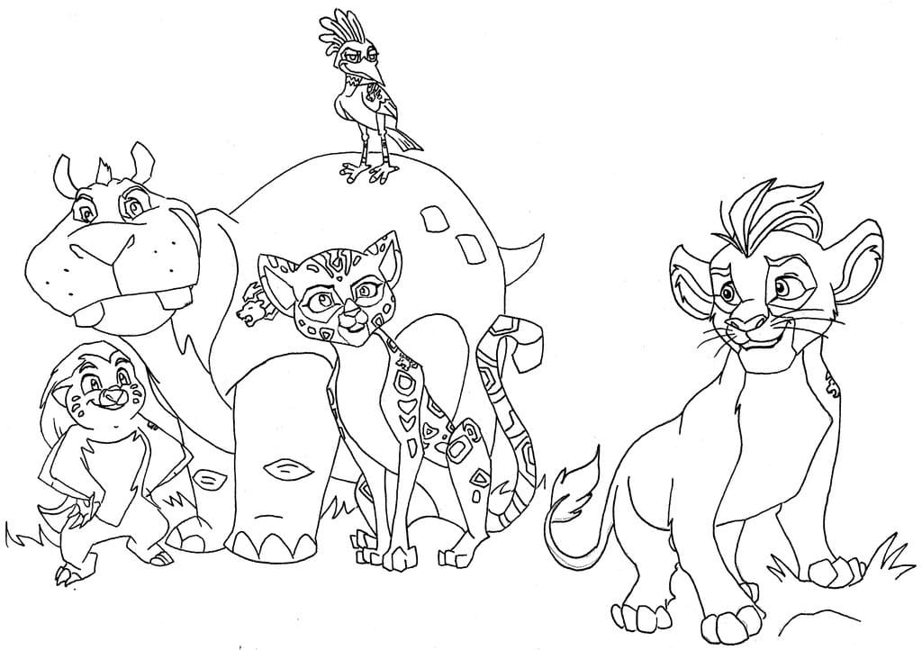 20 Printable The Lion Guard Coloring Pages vlr.eng.br