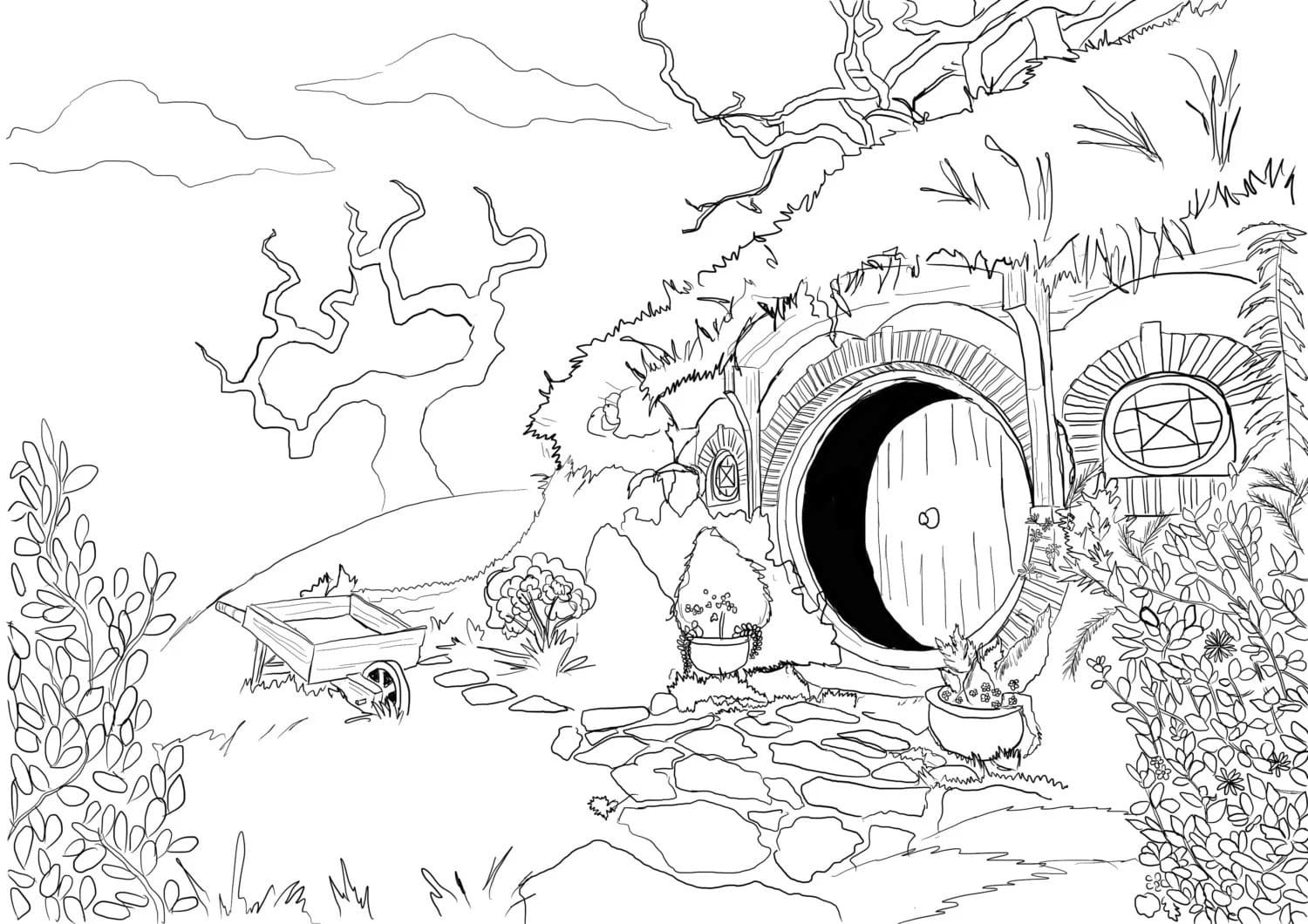 Lego Lord Of The Rings Coloring Pages To Print