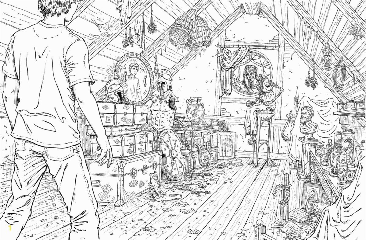 Desenhos de Percy Jackson para Colorir