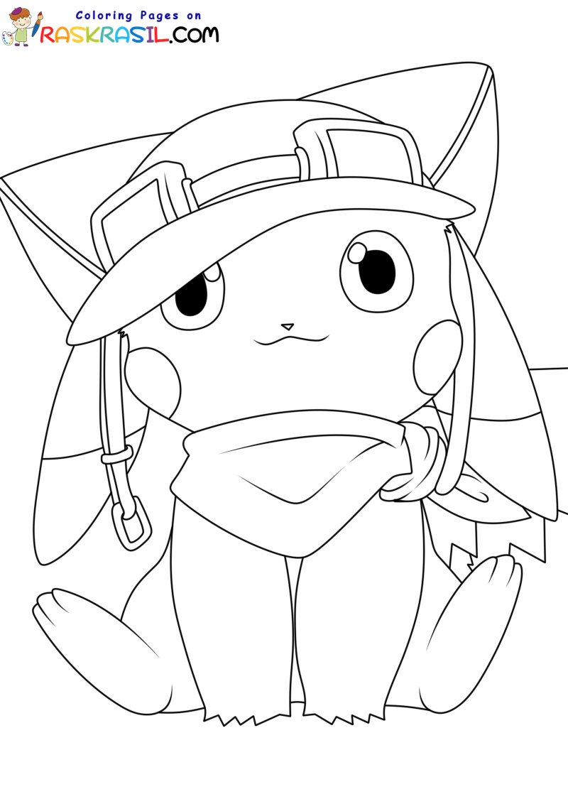 Pokemon Coloring Pages Pikachu And Friends