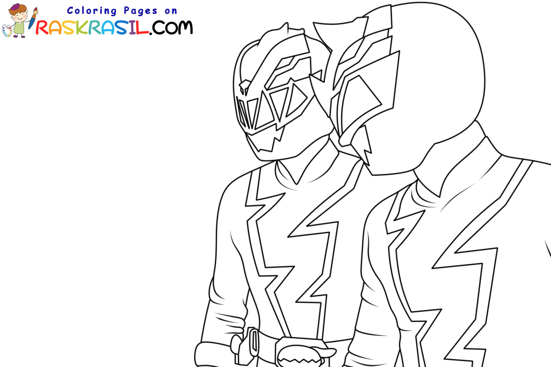 Power Rangers Rpm Red Ranger Coloring Page