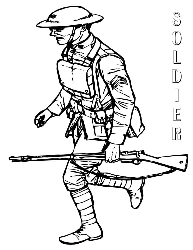 Soldier Coloring Pages To Print