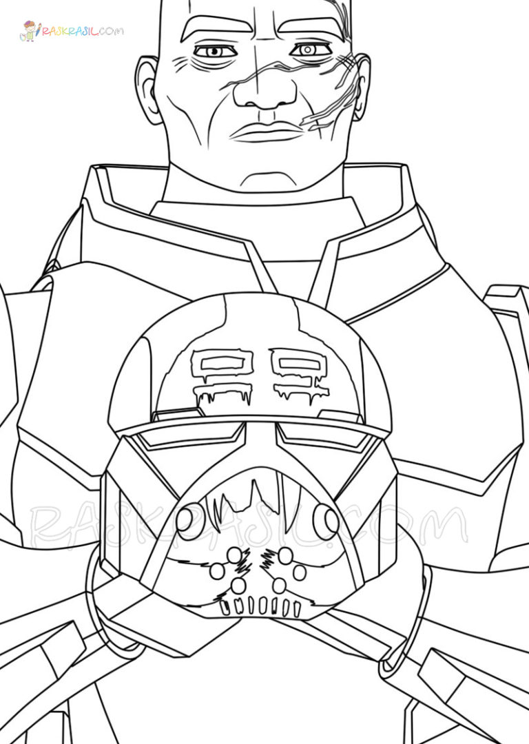 Star Wars The Bad Batch Coloring Pages New Pictures Free Printable