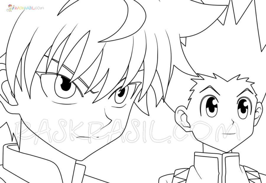 Hunter x Hunter Coloring Pages 100 Pictures Free Printable