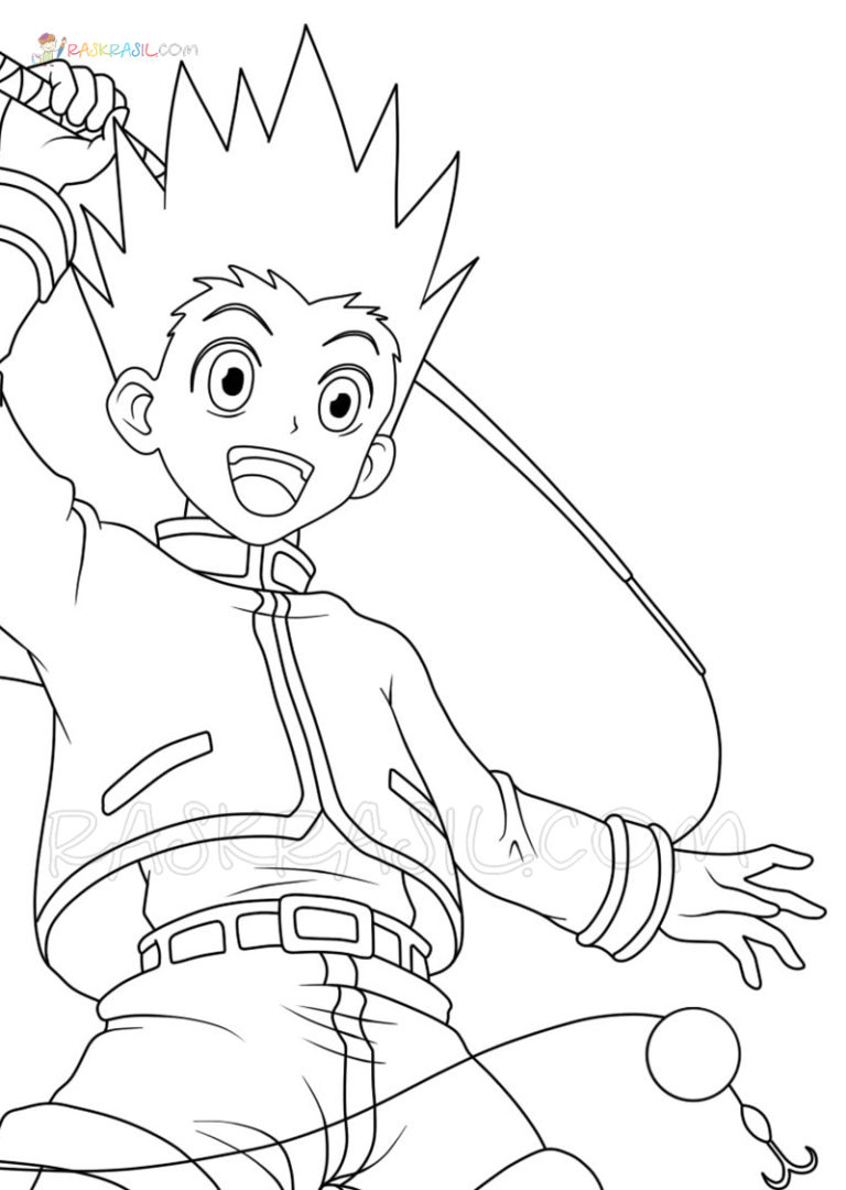 Hunter x Hunter Coloring Pages 100 Pictures Free Printable