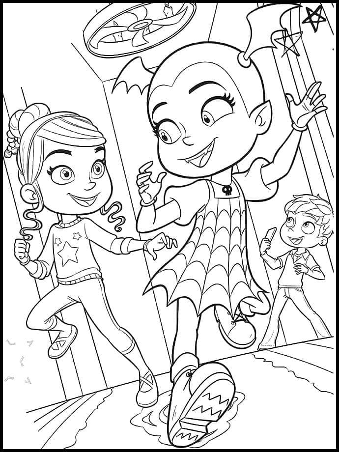 Top more than 73 vampirina sketch latest in.eteachers