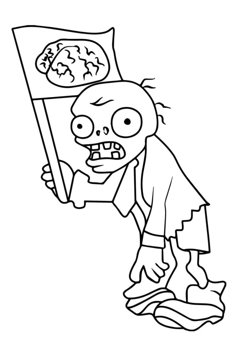 Coloriage Zombies à imprimer