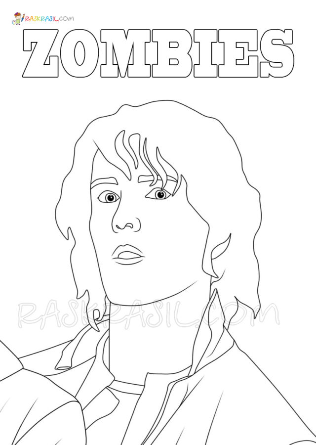 Disney Zombies 2 Werewolves Coloring Page