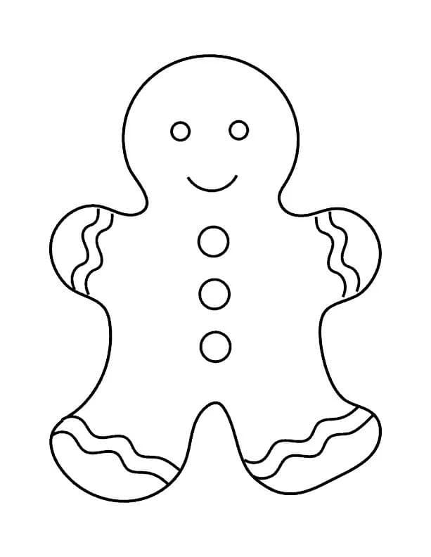 Gingerbread Man Coloring Pages 70 New Images Free Printable