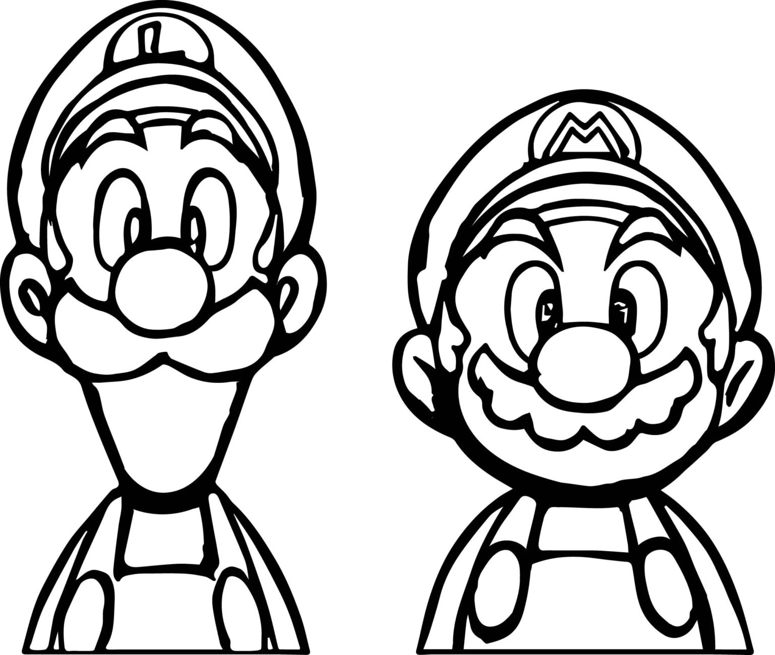 Dibujos de Luigi para colorear 55 imágenes para imprimir gratis