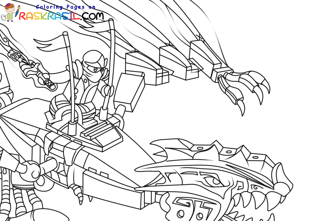 Ninjago Dragon Coloring Pages