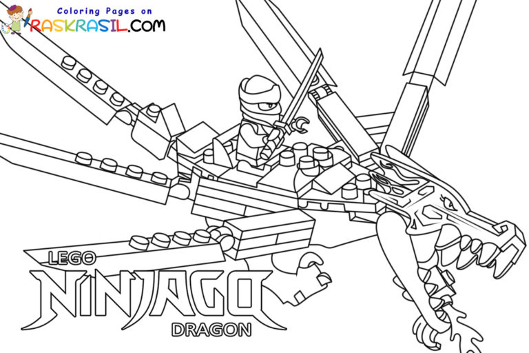 Lego Ninjago Dragon Coloring Pages