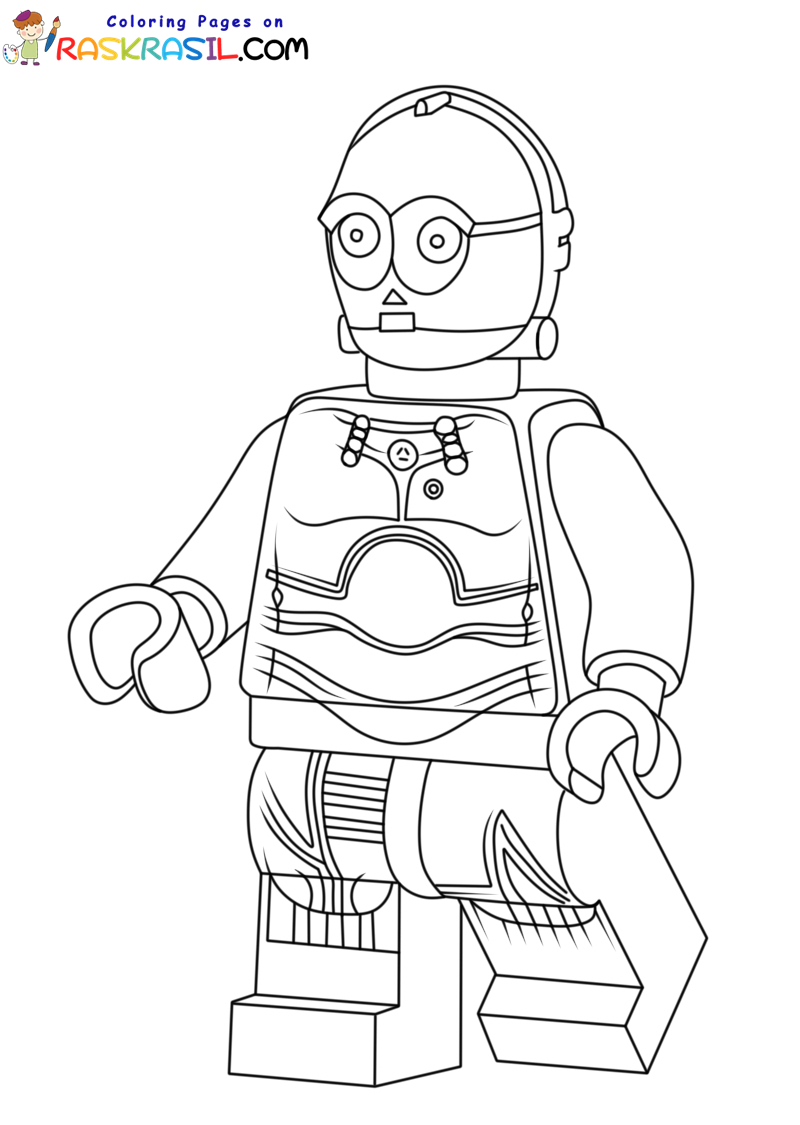 Lego Star Wars Characters Coloring Pages