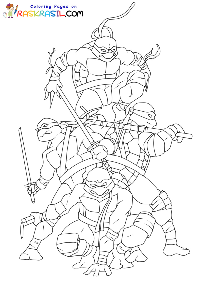 Raphael Coloring Pages