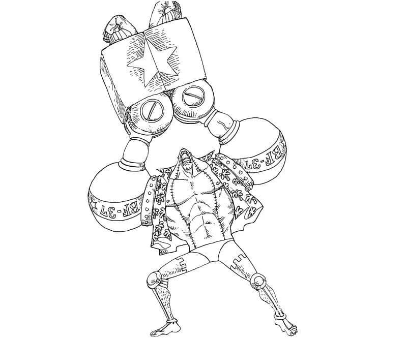 Franky One Piece Coloring Pages Coloring Pages