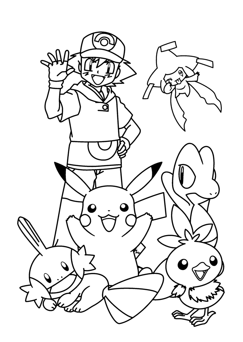 Dibujos de Pokemon para colorear. 100 mejores imágenes para imprimir